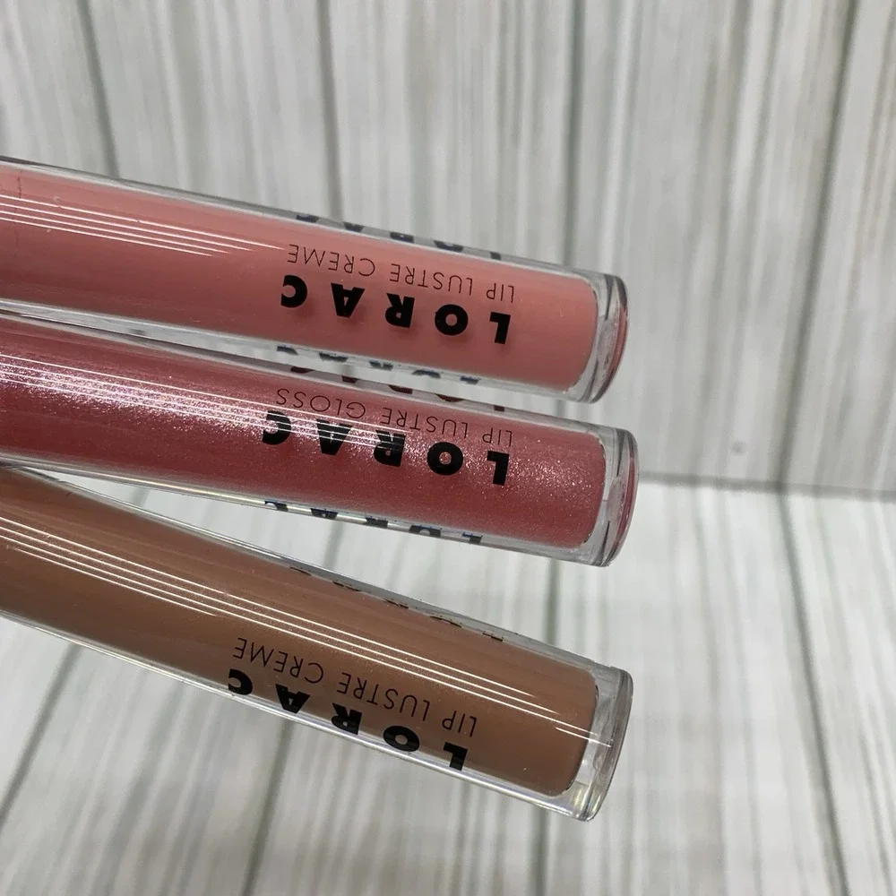 LORAC Lip Lustre Gloss TIARA ROSE LADY IN WAITING NWOB‎ Lot Of 3